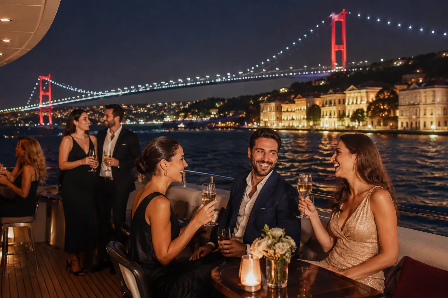 Bosphorus night cruise in Istanbul gallery image 04