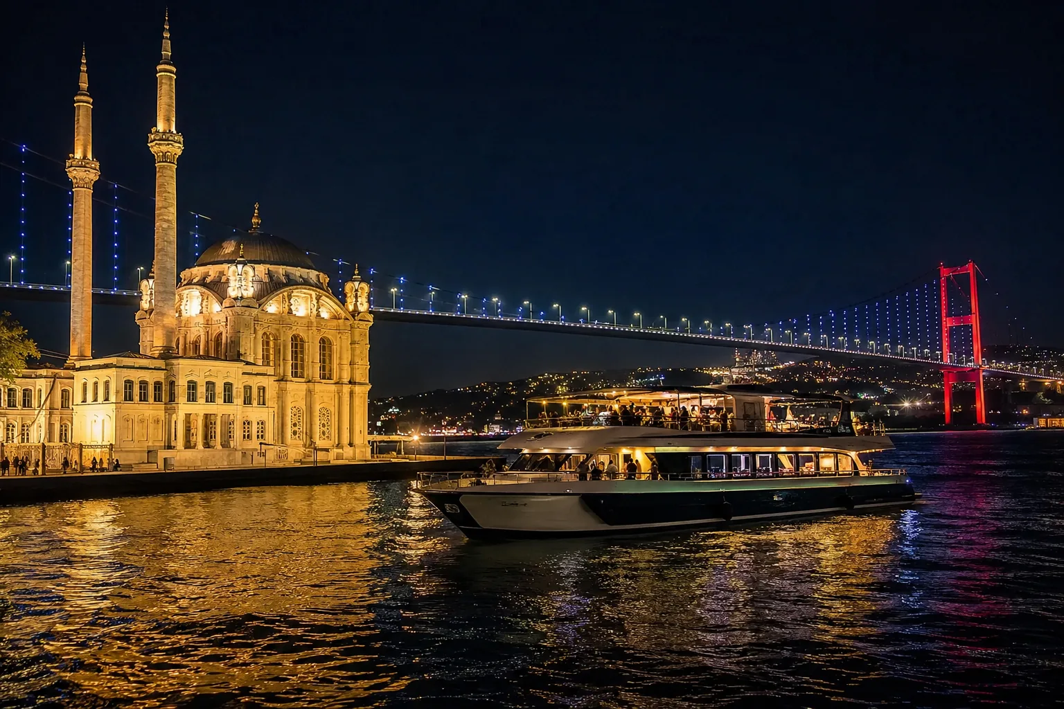 Bosphorus night cruise in Istanbul gallery image 06