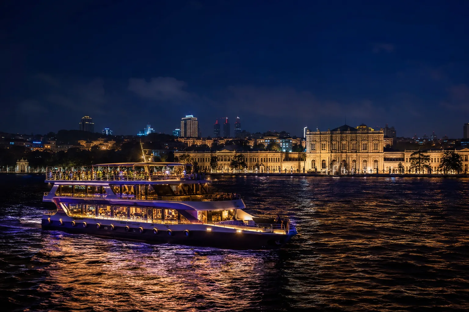 Bosphorus night cruise in Istanbul gallery image 08