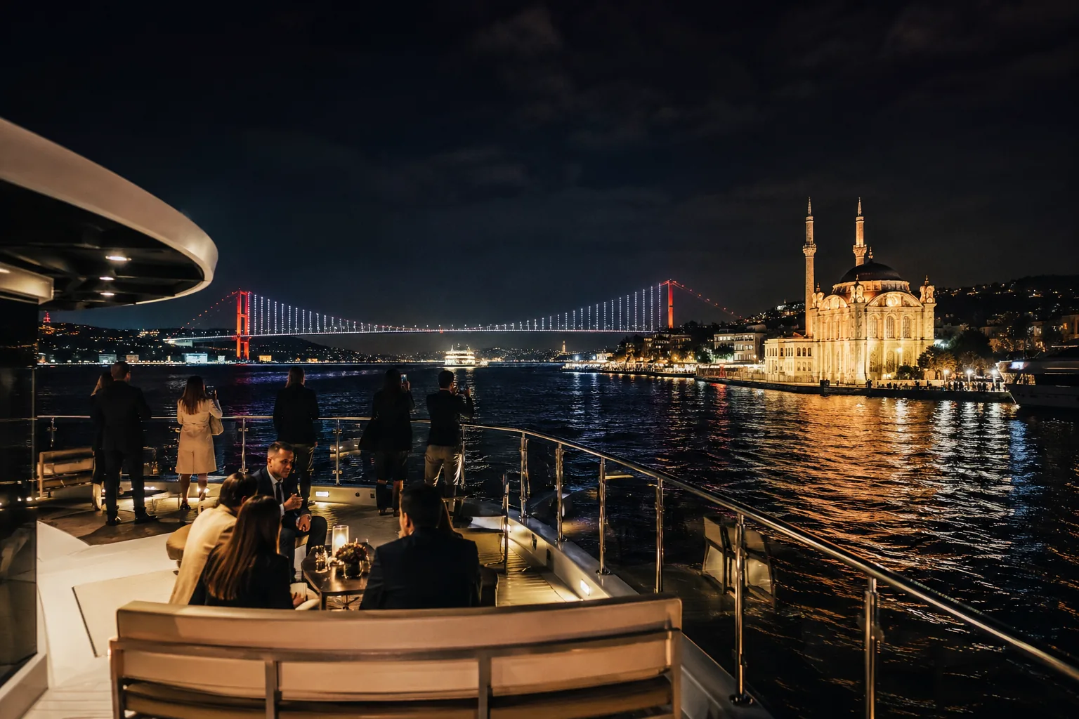 Bosphorus night cruise in Istanbul gallery image 10