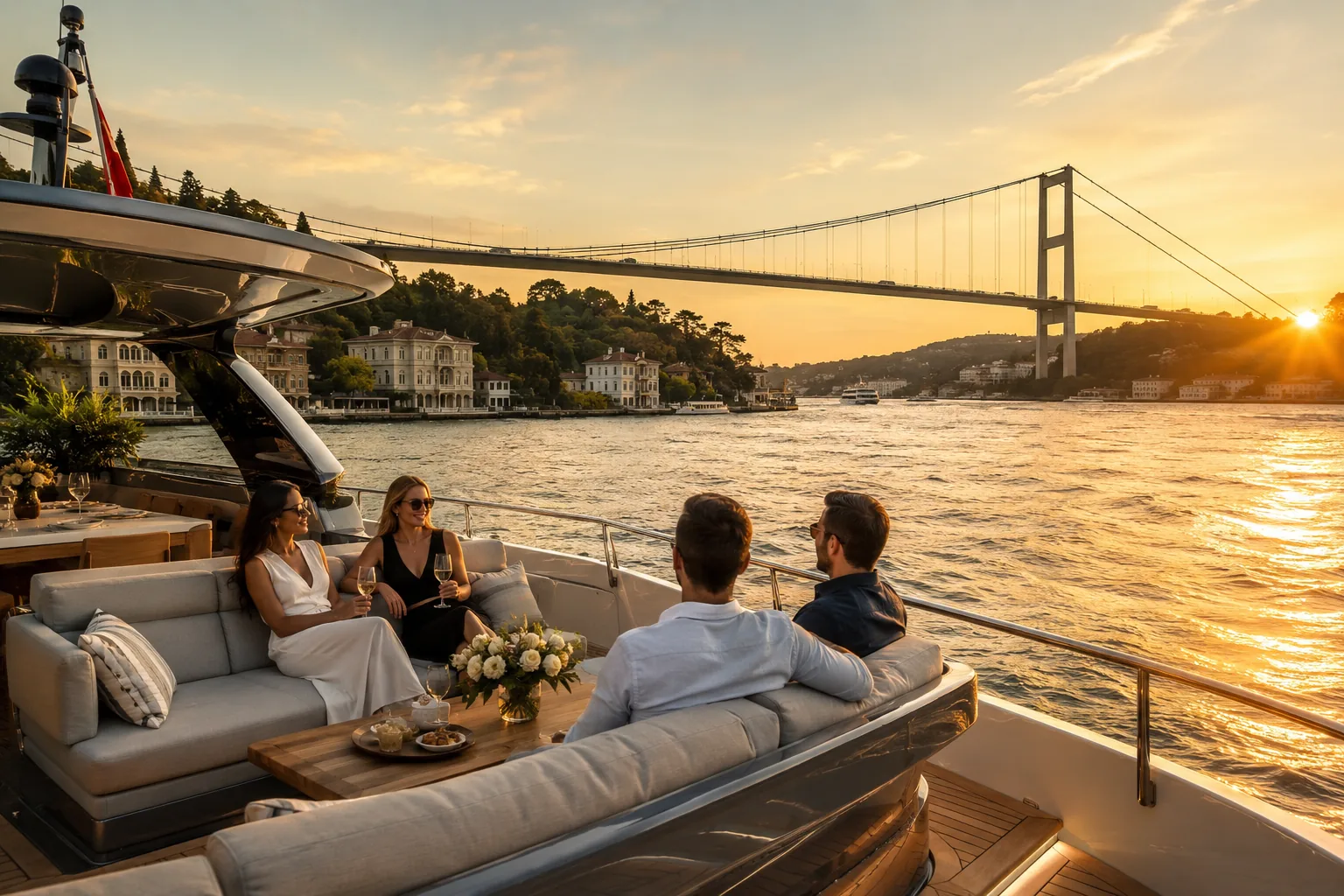 Private yacht charter on the Bosphorus gallery image 01